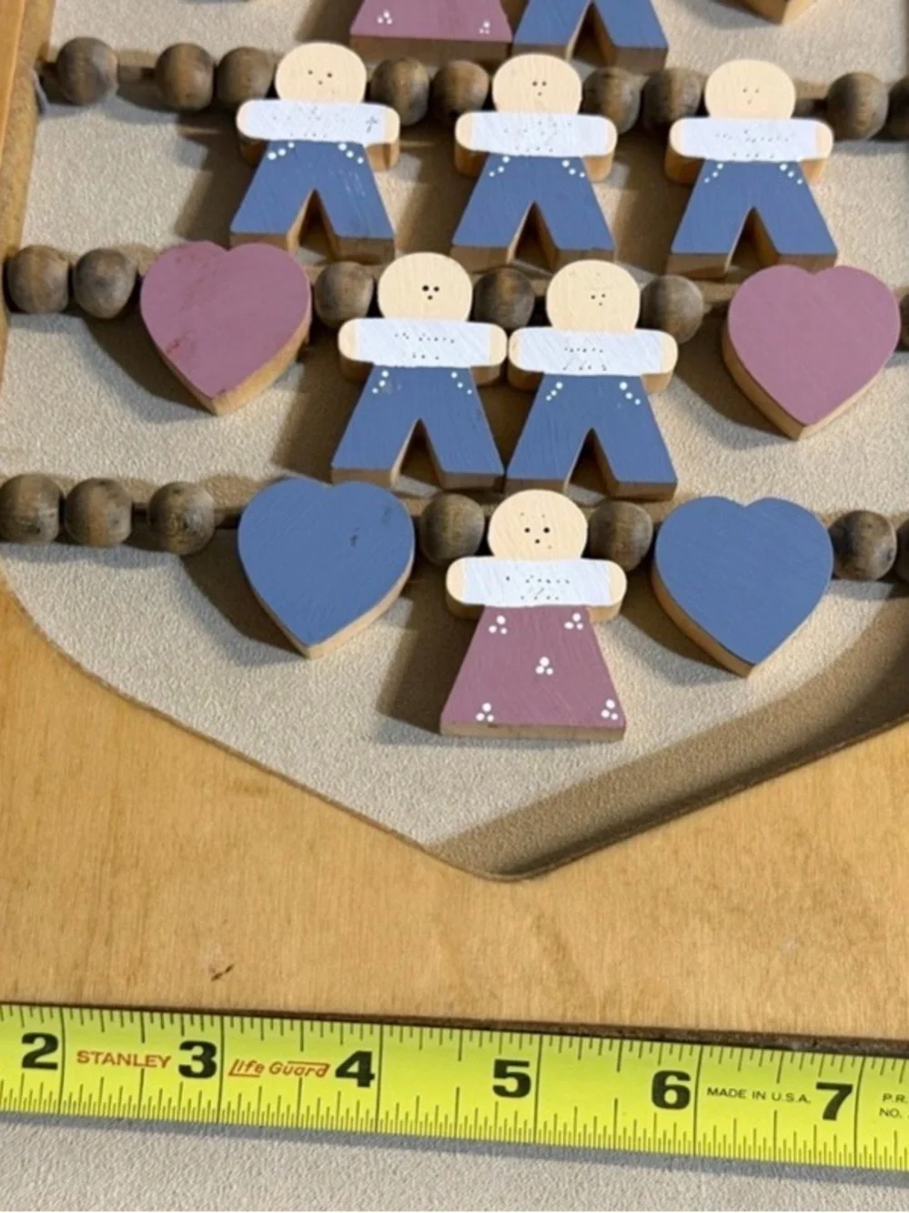 Count Your Blessings Wooden Wall Decor - Blue & Mauve